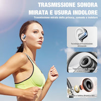 ELECGO Sport Wireless Earbuds with Earhooks, Bluetooth 5.4 Headphones with ENC and AI Noise Cancellation, Hi-Fi Audio 60H Dual LED Display, IP7 Waterproof for Sports, Compatible All Cell Phone/PC