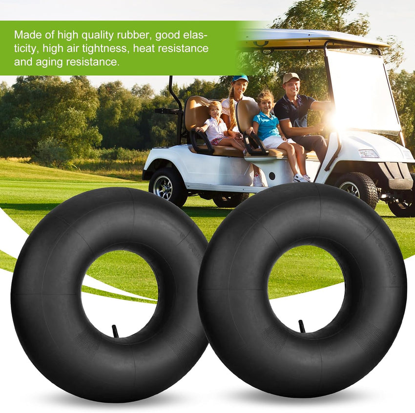 Inner Tube TR-13 Straight Valve Butyl Rubber for Lawnmower Wheelbarrow Garden Trailer Go-Kart 2 pack
