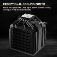 be quiet! Dark Rock Pro 5 CPU Air Cooler 7 Heat Pipes High Airflow Silent Fans Black