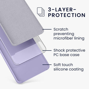 kwmobile Case Compatible with Google Pixel 7 Pro Case - TPU Silicone Phone Cover with Soft Finish - Lavender