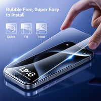 XINYEXIN [2-Pack Screen Protector for Samsung Galaxy A07, + Camera Lens Protector, Tempered Glass, 9H Hardness, Anti-Fingerprint, HD Clear, Easy Installation