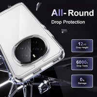 Liisooka Case for Honor Magic 7 Pro, Military Grade Drop Protection Phone Case, Yellowing Resistant, Anti-Scratch Hard PC Back, Shockproof Hard Ultra-Thin Protective Cover, Clear