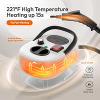 Portable Handheld Steam Cleaner 1.2L Fast Heating MultipurposenWhite