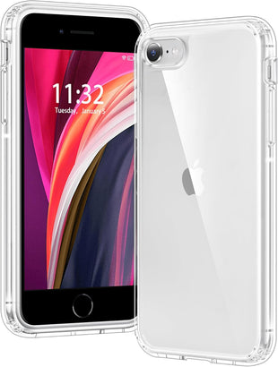 Voyah"ulle Clear Case for iPhone SE 2020/2022, 7/8, Ultra Thin, Shockproof TPU Cover, Anti-Yellowing, Crystal Clear, Phone Case for Apple iPhone SE 2nd 3rd Generation - Clear