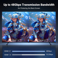 UGREEN USB C to HDMI 2.1 Cable 8K@60Hz 4K@240/144/120Hz Type C Thunderbolt 5/4/3 HDMI HDR Lead Compatible with MacBook iMac Mac Mini iPad Pro iPhone 17 16 Galaxy Tab 10 S25 Surface XPS Pixel 10(2M)