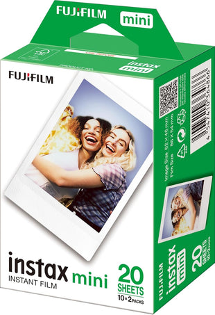 INSTAX mini instant film White Border, 10 shot Pack, suitable for all mini cameras and printers