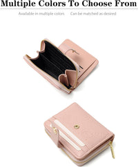 WomenÃ¢ÂÂs RFID Bifold Wallet ID Window Zipper Coin Pocket Ã¢ÂÂ One Size
