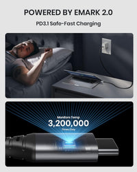 INIU 240W USB C to USB C Charger Cable, [2-Pack 2m] PD Type C Charge Cable, Super Fast Charging USB C Cable for iPhone 17 16 15 Pro Max Plus, MacBook iPad Air, Samsung S25 S24 Ultra, Steam Deck etc.
