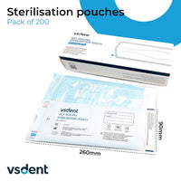 Sterilisation Pouches Self-Seal 90 x 260mm â Pack 200
