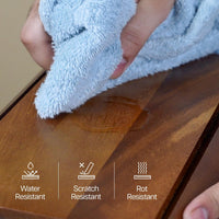 Foldable Sofa Arm Tray Acacia Wood Water & Scratch Resistant Ã¢ÂÂ 37.5 x 25cm