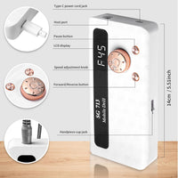 Professional Electric Nail Drill 45,000RPM Portable with 13 Bits 56 Bands LED Screen â White