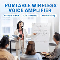 Wireless Voice Amplifier 15W Portable PA Speaker Bluetooth Microphone