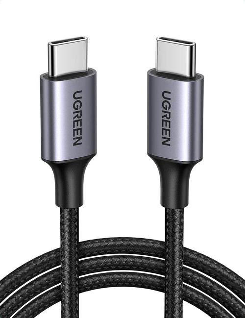 UGREEN USB C to USB-C Charger Cable 60W Type C to C Lead Fast Charging Compatible With iPhone Air/17/16 Pro Max, Galaxy S25 Ultra, Pixel 9, iPad Pro 2024/Air 5, MacBook Pro (2M)