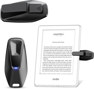 YAWFIER Remote Control Page Turner for Kindle Paperwhite Oasis Kobo eReaders Accessories,Page Turner Clicker for Kindle Android iOS Phones Tablet Reading Novels Comics Taking Photos