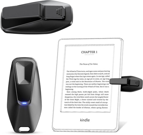YAWFIER Remote Control Page Turner for Kindle Paperwhite Oasis Kobo eReaders Accessories,Page Turner Clicker for Kindle Android iOS Phones Tablet Reading Novels Comics Taking Photos