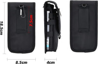 Tool Belt Pouch with Carabiner, Multipurpose Phone Case - Tactical Waist Bag with Phone Holster for Iphone 13 Pro Max, EDC Pouch for Traveling, Camping