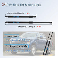 Koaudb 2Pcs Rear Tailgate Boot Gas Struts for Citroen C4 Grand Picasso 2 Grand C4 Spacetourer 2013 Onwards Lift Support System 630 (N) 670 MM Car Boot Gas Struts Replace #9806879280