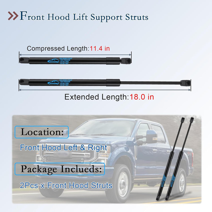 Koaudb 2Pcs Rear Tailgate Boot Gas Struts for Citroen C4 Grand Picasso 2 Grand C4 Spacetourer 2013 Onwards Lift Support System 630 (N) 670 MM Car Boot Gas Struts Replace #9806879280