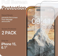 GOODVISH 3 IN 1 for iPhone 16 Pro Case 6.3 inch, Upgraded Camera Protection, 2X HD Screen Protector, Liquid Silicone Anti-Scratch Shockproof Gel Rubber Anti-Fingerprint Phone Case Cover, Stone Grey