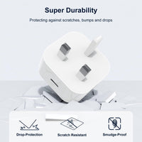 2 Pack iPhone 17 16 15 Fast Charger Plug and Cable,USB C Wall Plug with USB C to C Cable Lead Original 1.8M for Apple iPhone 17 Pro Max/17 Pro/17 Air/iPhone 16 Pro/16 Pro Max/15 Plus/15 Pro Max/iPad