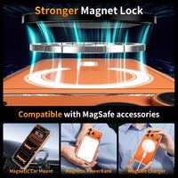 YNMEacc 5 in 1 Magnetic for iPhone 17 Pro Max Case with 2X Screen Protector + 2 Lens Covers, [Compatible with MagSafe] Slim Soft TPU Silicone Shockproof Anti-Scratch Phone Cover - Clear