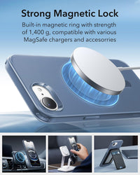 ESR for iPhone 16 Case, Compatible with MagSafe, Camera Protection, Shockproof Thin Cover, Resists Yellowing and Scratches, Magnetic Phone Case for iPhone 16, Zero Series, Frosted Blue