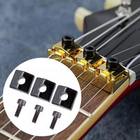 Electric Guitar Locking Nut Clamp 9PCS Metal Parts for Tremolo Bridge â Black Silver Gold