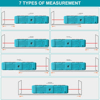 Dual Laser Rangefinder Accurate Measurements to 120m 120m