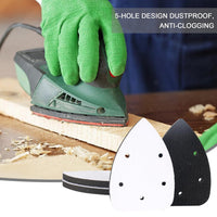 Sander Backing Pads 5-Hole Hook & Loop Soft Interface Triangle Multitool â Pack