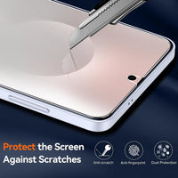 ivoler Clear Case for Samsung Galaxy S25 Edge with 2 Pieces Tempered Glass, [Anti-Yellow] [Military Protection] [Camera Protection] Transparent Protective Case Shockproof Anti-Scratch Cover