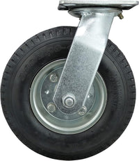 Pneumatic Caster Wheel 8âinch Heavy Duty â Black 8in