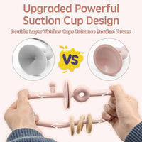 Baby Suction Toy Multi-Purpose Sensory â Light Pink 6-12 Months