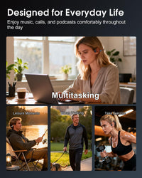 Open Ear Air Conduction Headphones Dual Mode Bluetooth 6.0