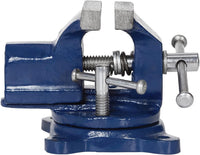 Amtech 50mm Revolving Table Vice Cast Iron Hardened Jaws 360Â° Rotation