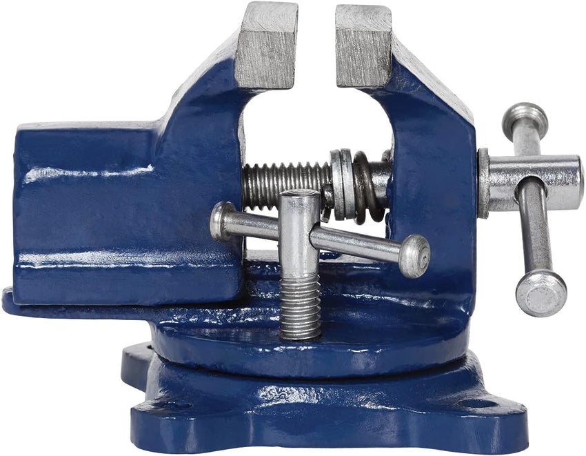 Amtech 50mm Revolving Table Vice Cast Iron Hardened Jaws 360Â° Rotation