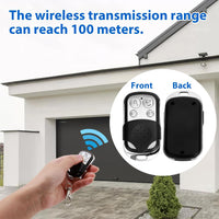 5Pcs 433.92 MHz Universal Garage Door Remote Control,Gate Opener Cloning Wireless Key Fob with 4 Buttons Duplicate Remote Control Key Fob for Garage Doors,Roller Shutters,Electric Gates,Car Alarms