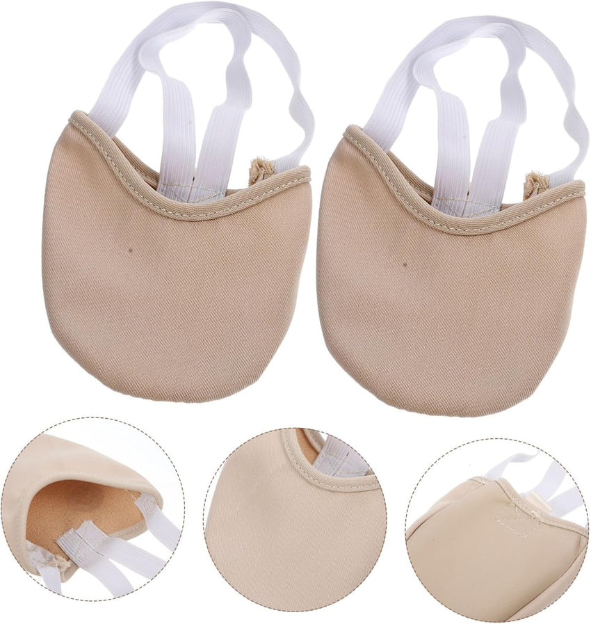 Half Sole Ballet Shoes for Women and Girls â Skin Colour Size S