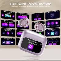 Wireless Sleep Earbuds 48H Battery 5 EQ Modes HiFi Stereo Lightweight Purple