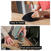 Sander Backing Pads 5-Hole Hook & Loop Soft Interface Triangle Multitool â Pack
