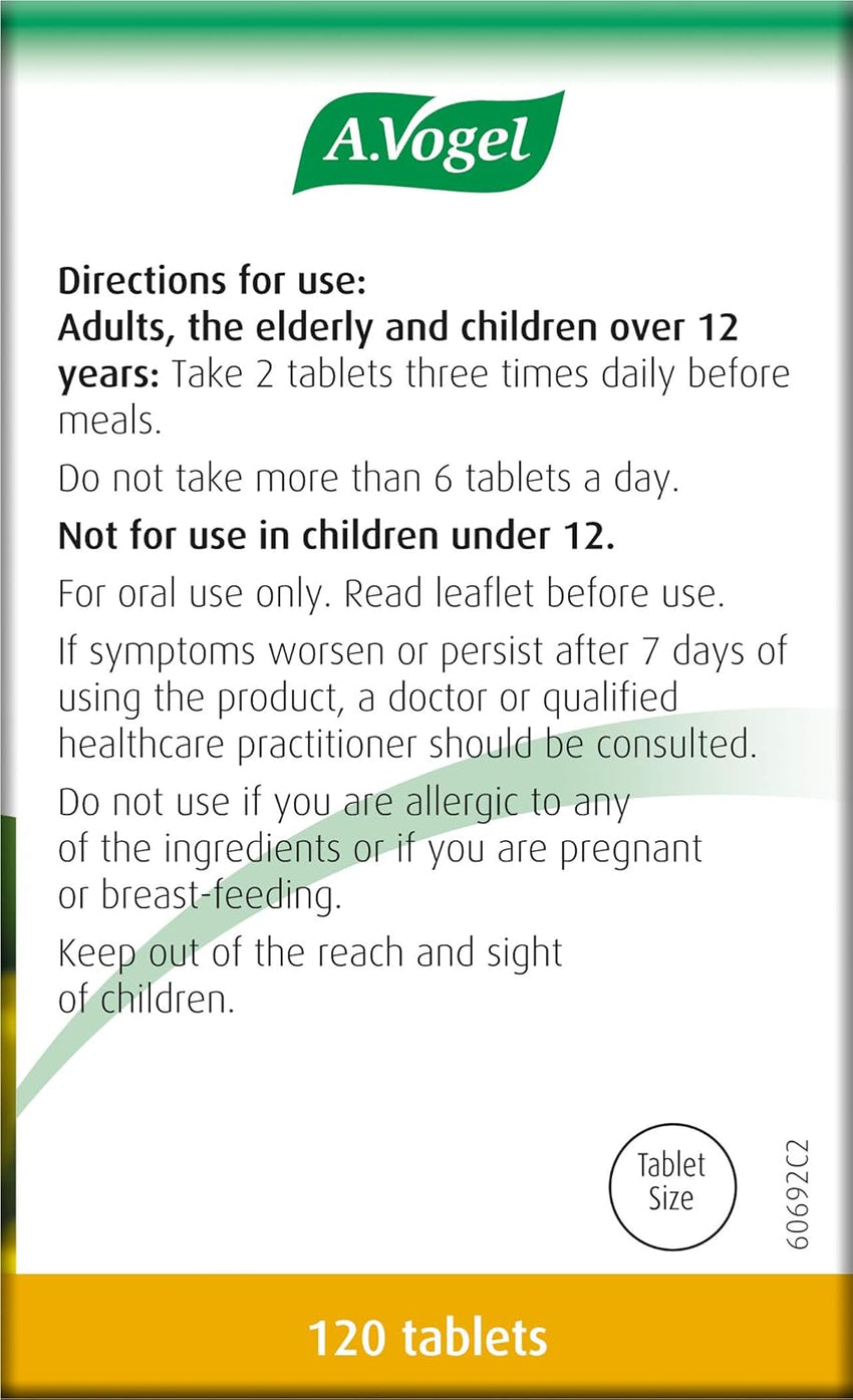 A.Vogel Pollinosan Hayfever Tablets | Non Drowsy | Hayfever Relief - Itchy Eyes, Nose & Throat | 120 Tablets