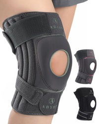 Knee Support Adjustable Brace with Non-Slip Strap for Pain Relief â Universal Size