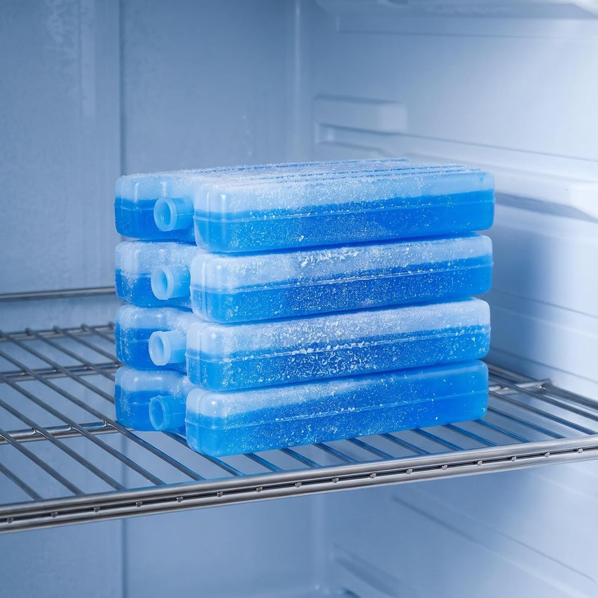 Reusable Pre-filled Ice Packs for Coolers & Lunch Boxes 400ml 4-Pack