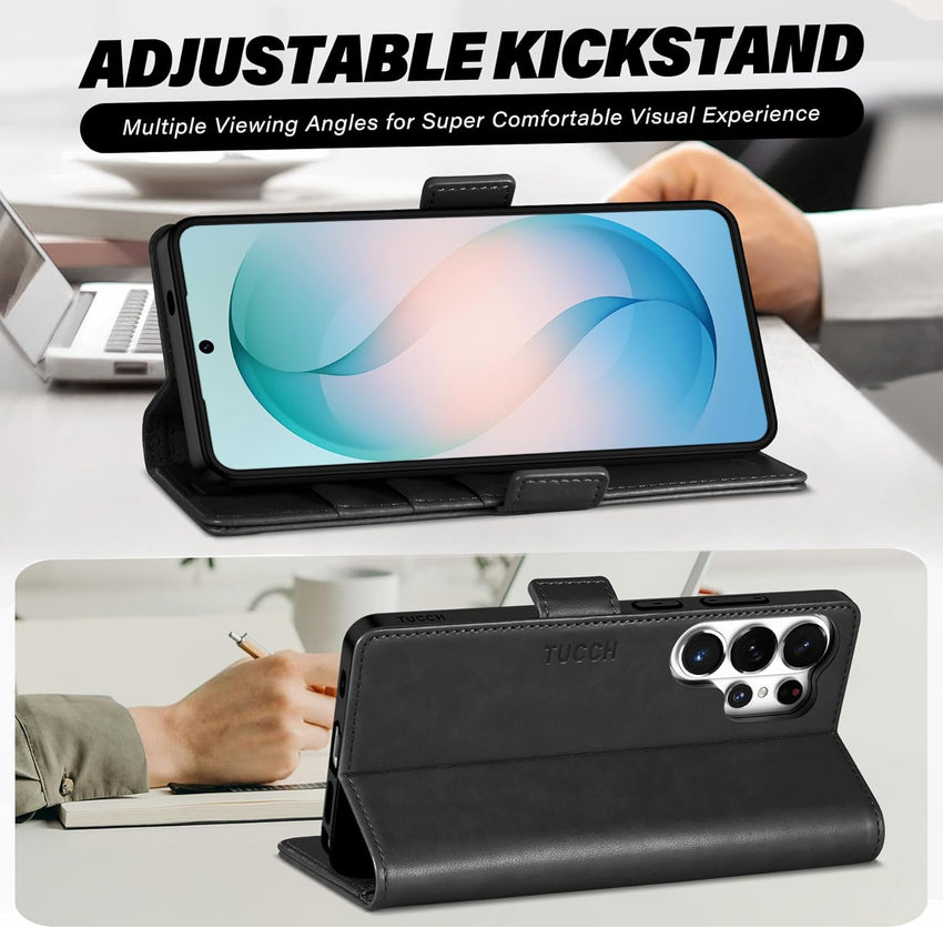 Samsung Galaxy S26 Ultra Folio Wallet Case Slim Flip Cover Klein Blue 6.9in