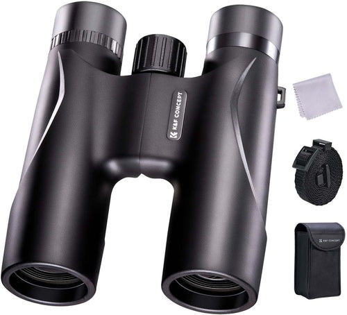 K&F CONCEPT12x32 Compact Binoculars for Kids and Adults, with BAK4 prism, FMC Lens, IP65 Waterproof & Neck Strap for Bird Watching Hunting Travel Camping Stargazing
