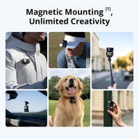 READ DESCRIPTION DJI Osmo Nano Standard Combo (64GB) - Small 4K/60fps Vlogging Camera with a 1/1.3″ Sensor, 143° Wide FOV Video, 200-Min Recording, Swift Content Transfer, Magnetic POV Cam 4K for Sports, Vlog