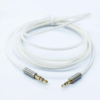100cm(1.5ft) Silver plated Gold Plated Design 3.5mm Male to 2.5mm Male Car Auxiliary stereo Audio cable Cord headphone connect cable for Apple, Android Smartphone, Tablet and MP3 Player