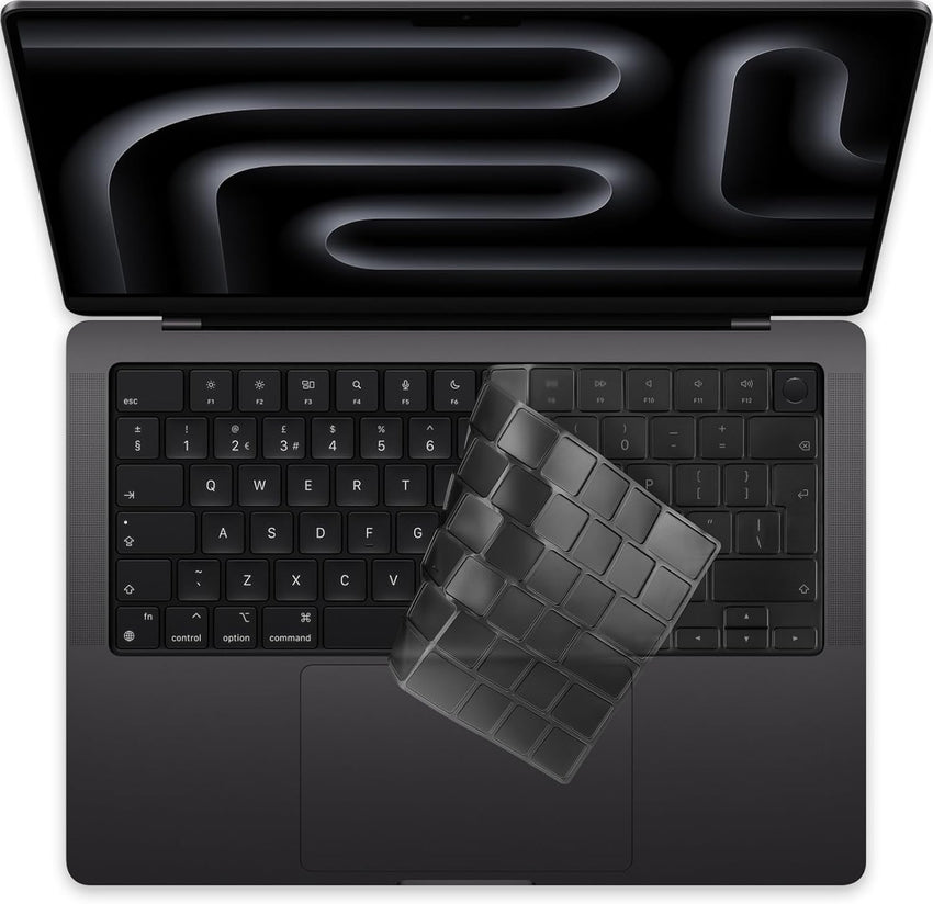 Keyboard Cover Skin for 2025-2021 MacBook Air/Pro 15/13.6/14/16 inches (M5/M4/M3/M2/M1) A3434 A3241 A3240 A3112 A3185 A3401 A3186 A3403 A3114 A3113 Protector Accessories