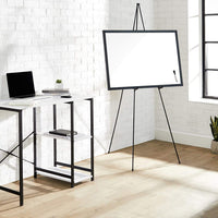 3-Pack Black Easel Stand Adjustable Collapsible Floor Easel â Lightweight Metal