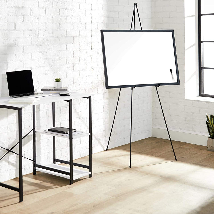 3-Pack Black Easel Stand Adjustable Collapsible Floor Easel â Lightweight Metal