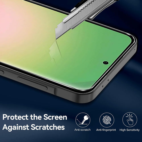 ivoler 3 in 1 Case for Samsung Galaxy A56 5G with 2 Pieces Tempered Glass,[Military Protection] Transparent Anti-Shock Protective Cover-Black